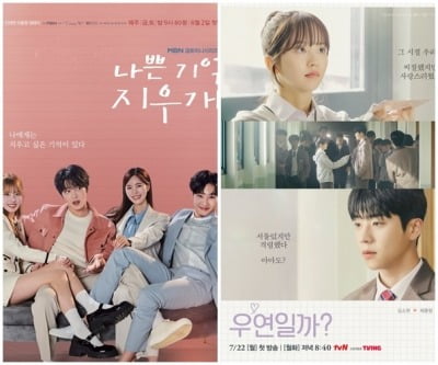 묵힌 드라마 꺼낸 보람 없었다…촌티 못 지운 '나쁜 기억 지우개'→'우연일까' [TEN초점]