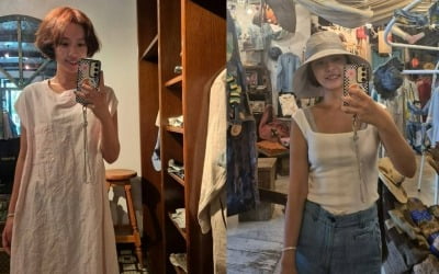 '이혼→결별' 황정음, 한국 떠났다…머리까지 싹둑 "예쁜 걸 많이 봐야"