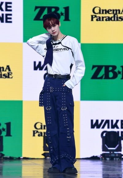 제로베이스원 김규빈, 화려한 피지컬[TEN포토]