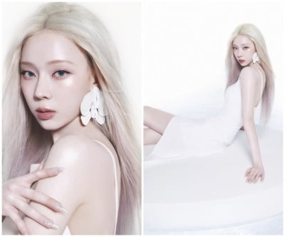 에스파 윈터, 피부가 이렇게 좋았었나…슬립 드레스 걸친 채 종잇장 몸매 과시