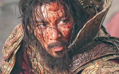 지창욱 맞아? 덥수룩 수염+산발 머리, 얼굴에는 피칠갑까지 ('우씨왕후')