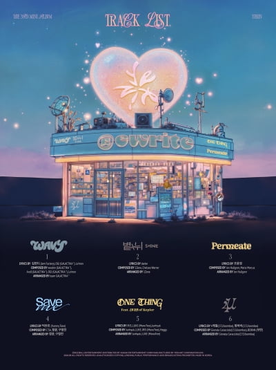 예린, 미니 3집 'Rewrite' 트랙리스트 공개