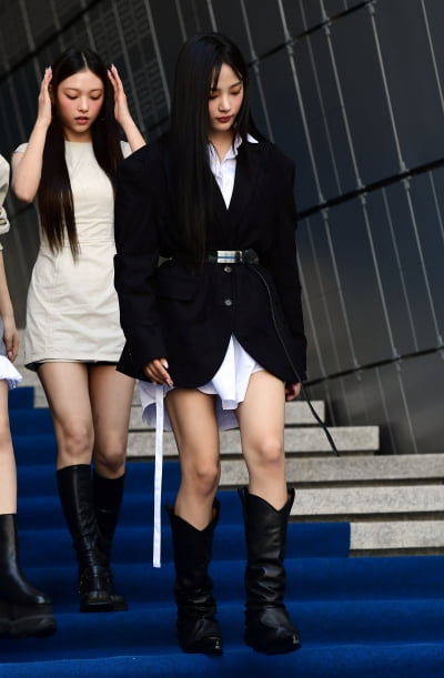 뉴진스 민지, 아찔한 하의 실종[TEN포토]