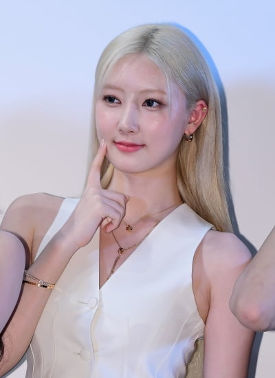 베이비몬스터 라미, 금발이랑 찰떡이네[TEN포토]
