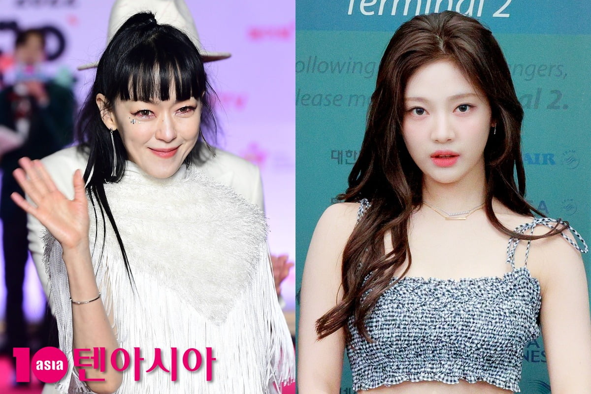 밴드 자우림 김윤아, 그룹 에스파 닝닝/사진=텐아시아 사진DB