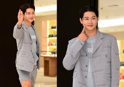 오상욱, 파리지앵도 질투하는 국대 피지컬...금빛 애교[TEN포토+]