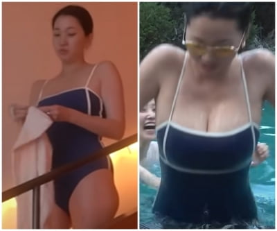 장윤주, 173cm·50kg 모델의 핏…16만원대 수영복으로도 완벽 볼륨감