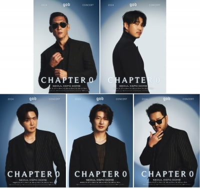 god, 단독 콘서트 'CHAPTER 0' 개인 포스터 전격 공개