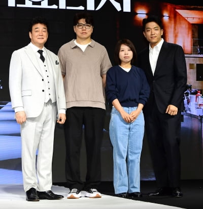 김학민 PD-김은지 PD-백종원-안성재, 흑백요리사 주역들[TEN포토]