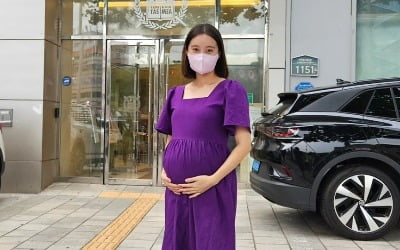 '둘째 임신' 원더걸스 혜림, "벌써 10kg 쪘다"…확연한 D라인