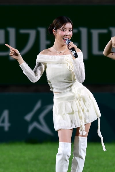 장혜리, 보름달 같은 미소[TEN포토]