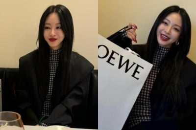 '10살 연하♥' 한예슬, 명품 쇼핑백 들고 '활짝'…남편이 사줬나