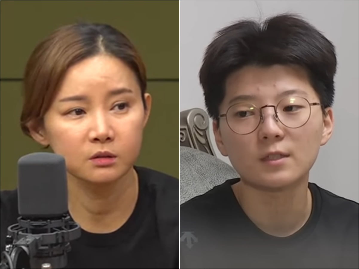 남현희(왼쪽), 전청조 /사진=CBS 뉴스쇼-채널A