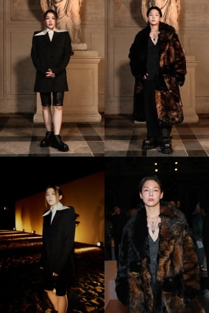 새소년 황소윤·더로즈 우성, 션 맥기르의 맥퀸 2025 봄-여름 컬렉션으로 멋짐 폭발