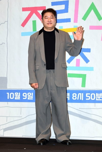 최무성, 오버핏으로 멋스럽게[TEN포토]
