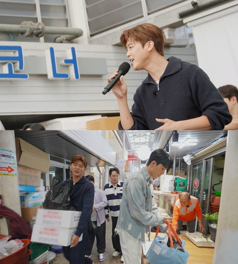 김성주, 녹화 중 돌발 행동…단체로 시장 바닥에 드러누웠다 ('유랑단')