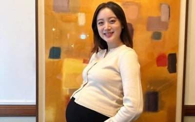 '태권도선수♥' 원더걸스 혜림, 출산 12월인데…내일이라도 출산할 듯 '빅 D라인'