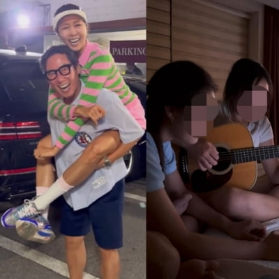 윤종신 두 딸, 결국 뮤지션 루트 밟나…아직 중학생인데 취미가 '기타+보컬'
