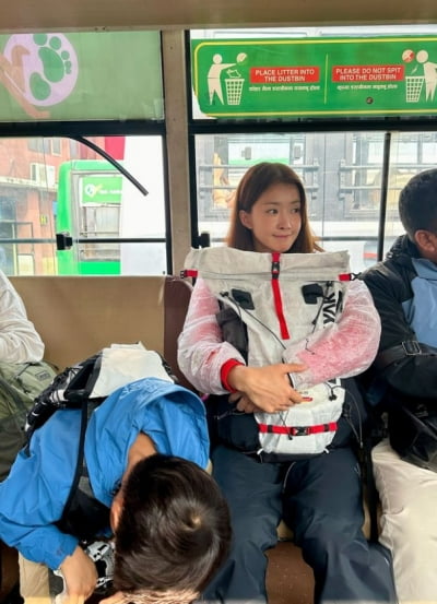 '프로 등산러' 이시영, 국내 산 정복하더니…결국 히말라야까지 '영역 확장'