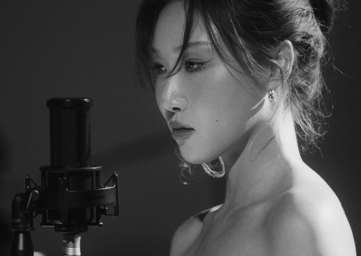 그룹 마마무 화사/사진=프로듀서 박우상 인스타그램 캡처