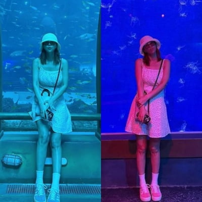 '43세' 신지, 김종민 다음 타자 되려나…여행스타그램에 '달달기류' 솔솔
