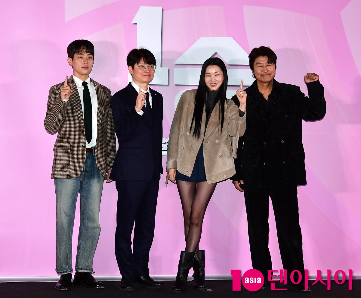 신연식 감독-송강호-박정민-장윤주, 영화 '1승' 힘찬 파이팅![TEN포토+]
