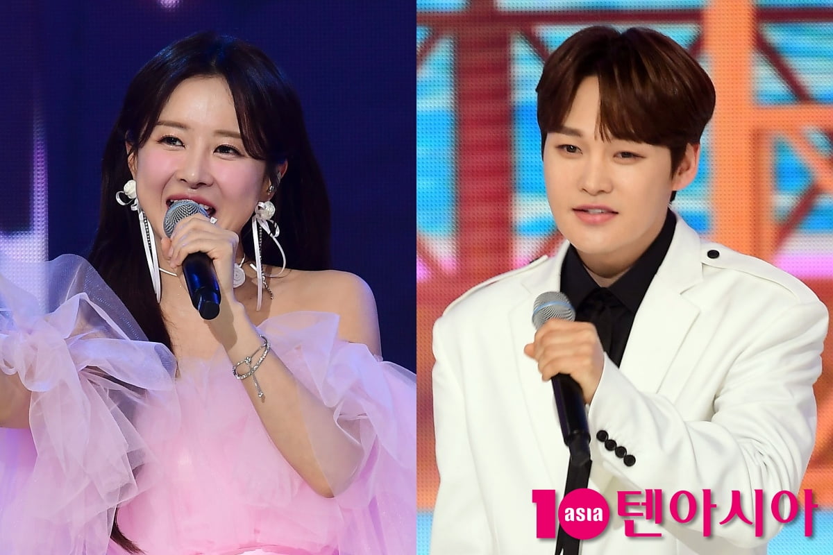가수 은가은, 박서진/사진=텐아시아 사진DB