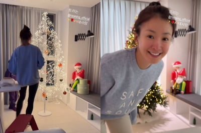 이시영, 아들 학비 6.4억원 쓰더니…크리스마스 트리도 188만원