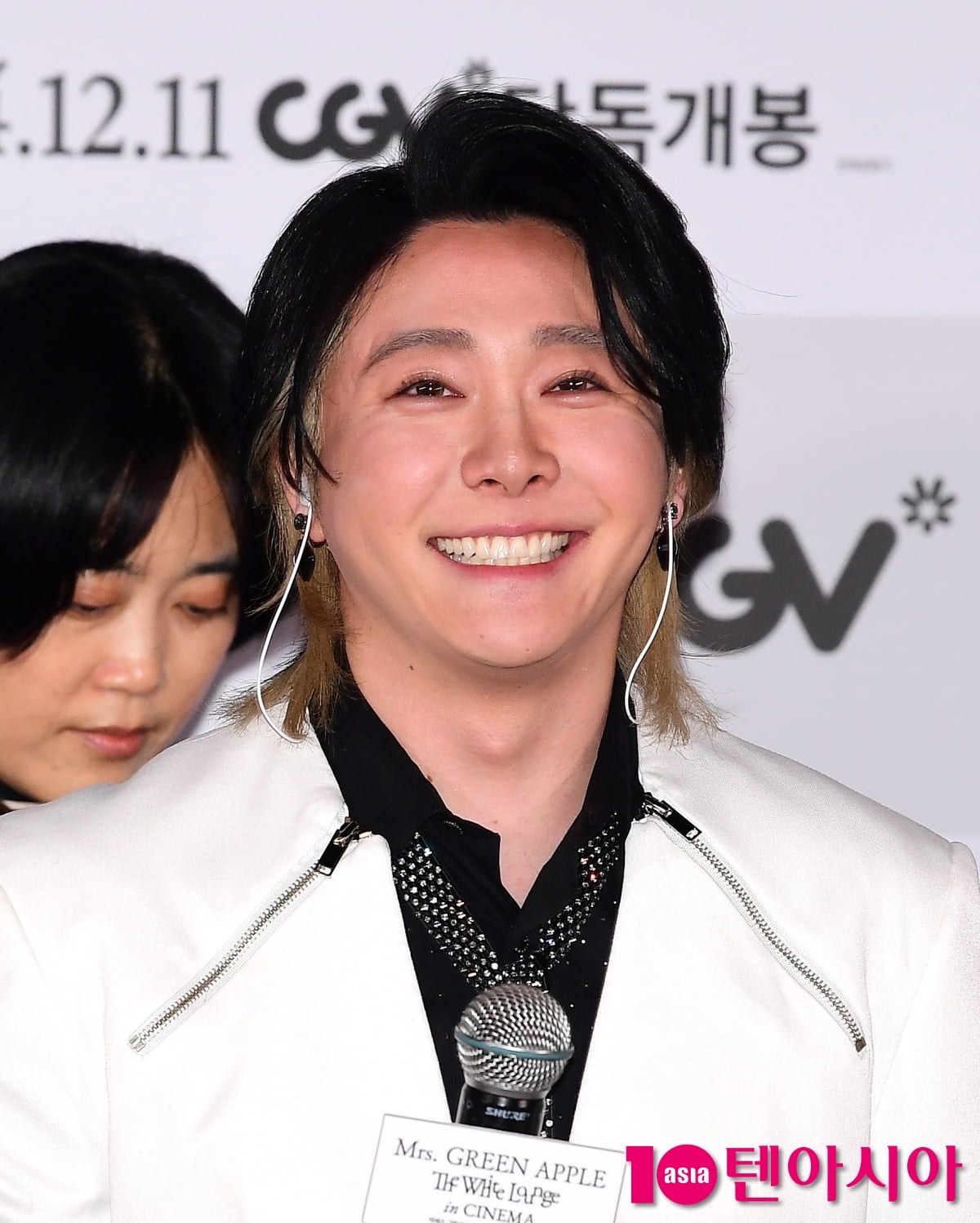 미세스 그린 애플 오모리 모토키, 한국 하트를 다 알다...한국음식 맛있다[TEN포토+]