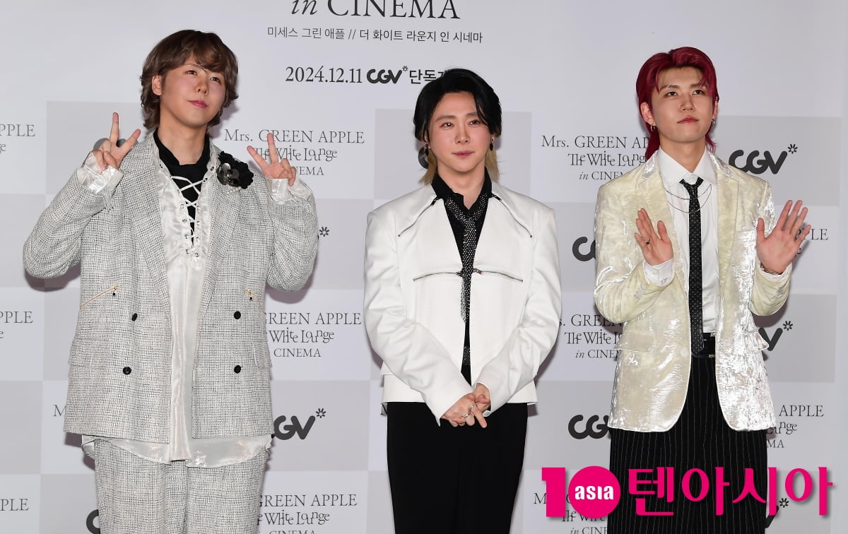 미세스 그린 애플, 애교 끝판왕...한국에서 '더 화이트 라운지 인 시네마' GV [TEN포토+]