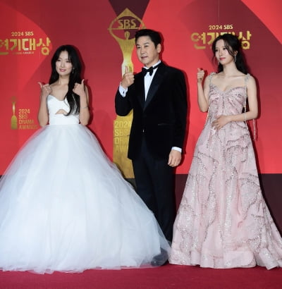김혜윤,신동엽,김지연, SBS 연기대상 3MC[TEN포토]