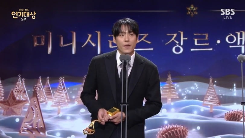 사진='2024 SBS 연기대상' 방송 화면 캡처.