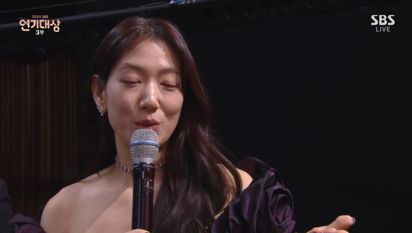 장나라, 대상 욕심…"박신혜는 성장했지만, 나는 시집 갔다" [2024 SBS 연기대상]