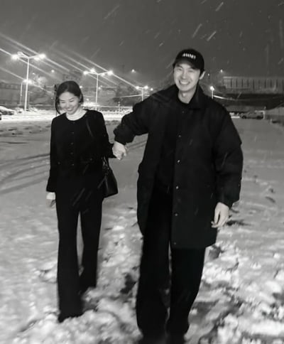 전진♥류이서, 얼굴 점점 닮아간다…5년차 안 믿기는 꽁냥꽁냥