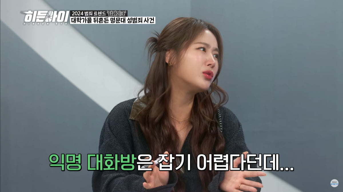 사진=MBC every1 '히든아이' 방송 캡처