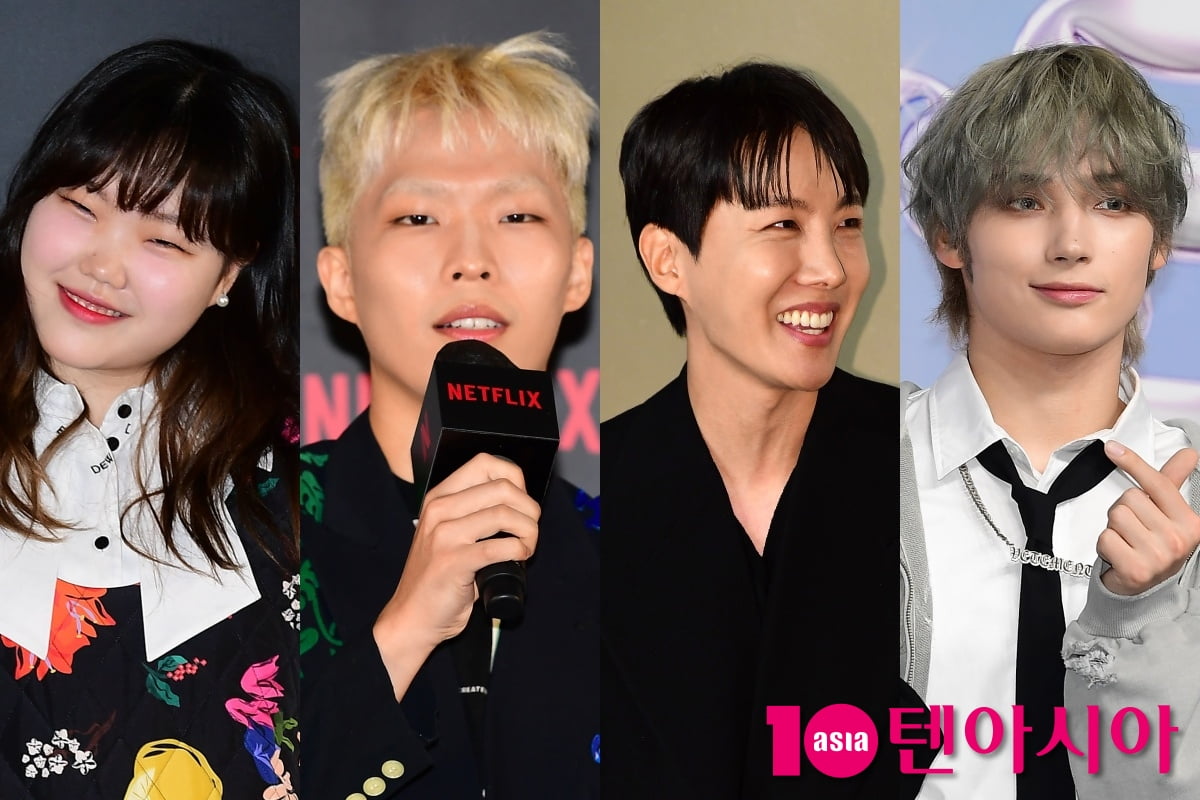 듀오 악뮤 수현, 찬혁, 그룹 방탄소년단 제이홉, 투바투 휴닝카이/사진=텐아시아 사진DB