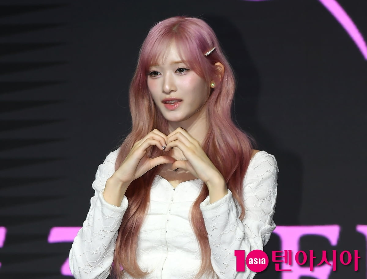 아이브 이서, 보라색으로 염색했어요...상큼 발랄[TEN포토+]