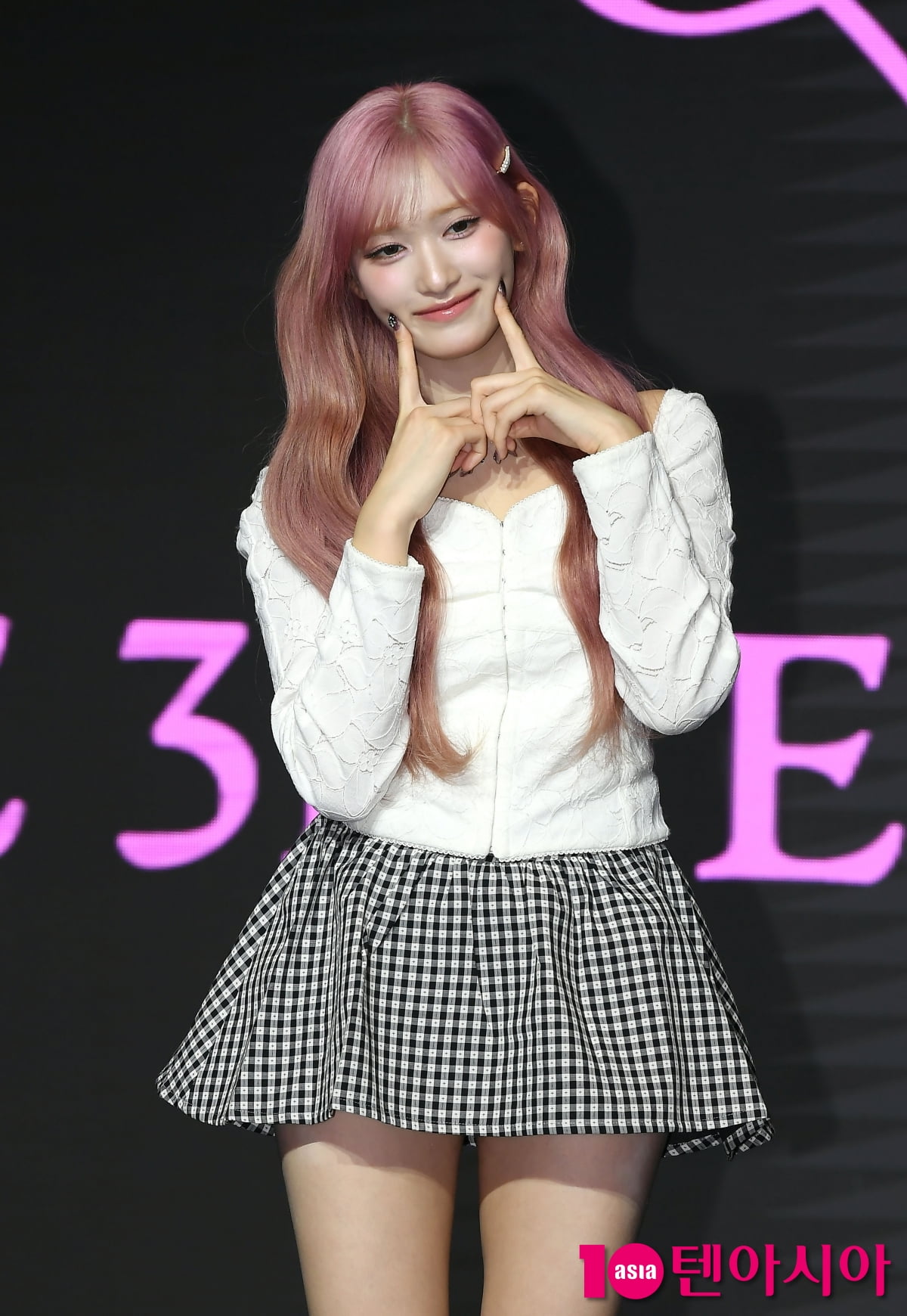 아이브 이서, 보라색으로 염색했어요...상큼 발랄[TEN포토+]