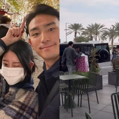 '두바이行' 소연, 연봉 20억 ♥남편과 쇼핑→짐꾼이 물건들 싣어줘