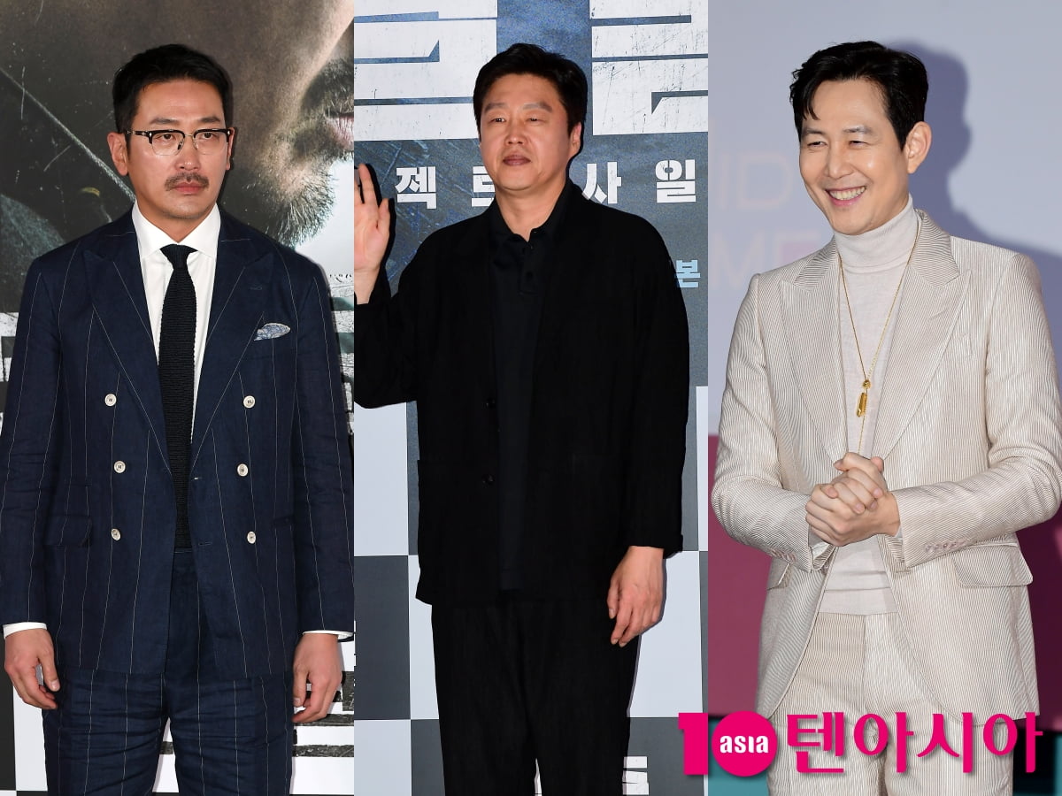 하정우, 김희원, 이정재./ 사진=텐아시아DB
