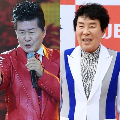 황망한 태진아, 故송대관 빈소 찾아…혜은이도 조문 마쳐 [TEN이슈]