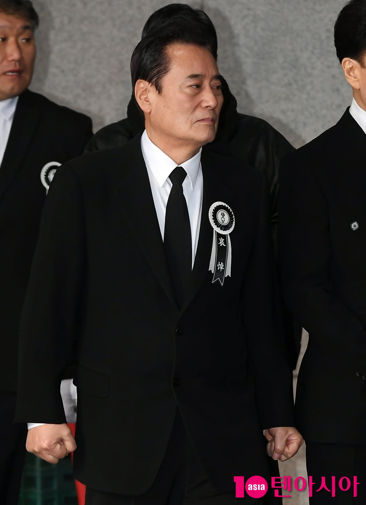 김성환, 故 송대관 발인식 슬픔에 잠긴 모습[TEN포토]