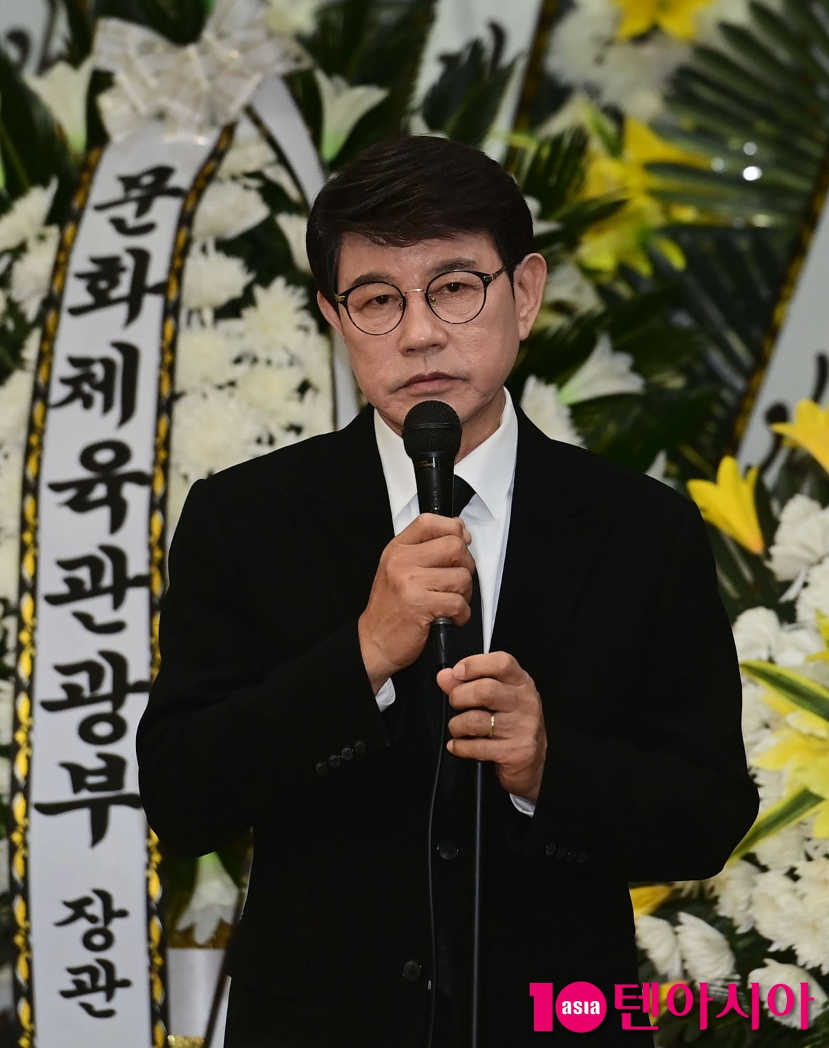 추도사 하는 설운도[TEN포토]
