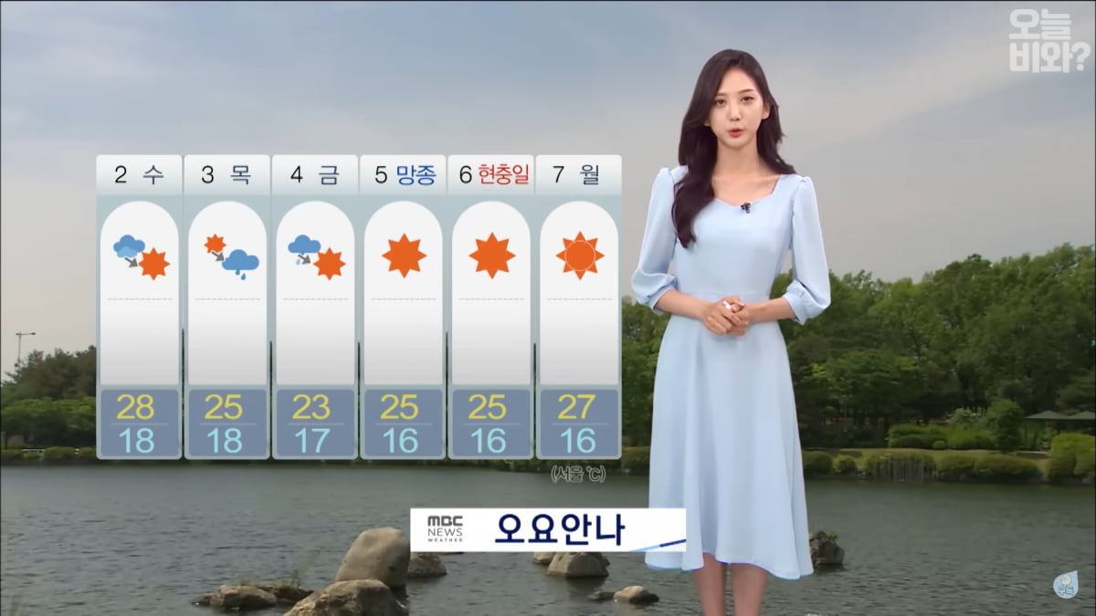 사진=유튜브 '오늘 비와?' 영상 캡처