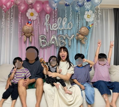 '다둥이맘' 정주리, 오형제 외출에 삼촌까지 동원돼…남다른 스케일
