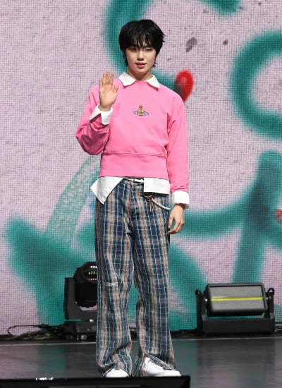 이븐 박지후, 핑크빛 막내[TEN포토+]