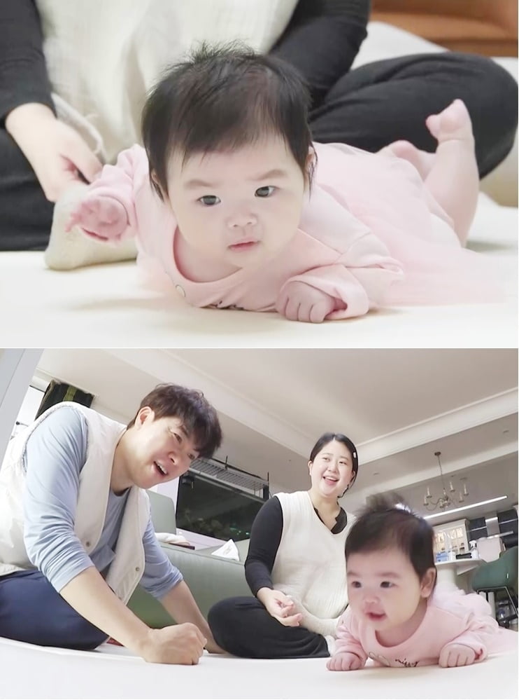 박수홍♥김다예 딸, 생후 100일 만에 완성형 미모…언제 이렇게 컸어 ('슈돌')