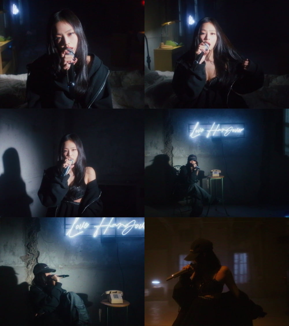 제니/ 사진 제공='Love Hangover' 라이브 퍼포먼스 영상 갈무리