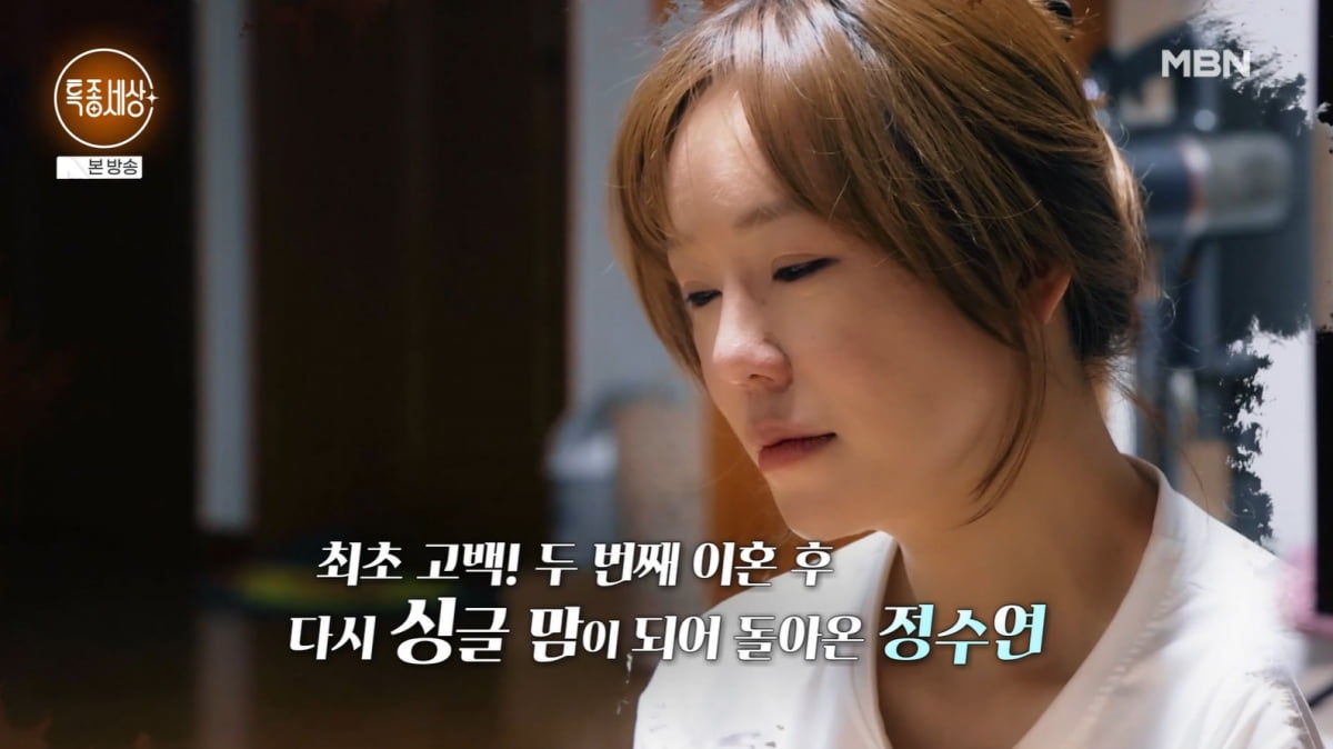[종합] "성이 다른 애 둘 데리고"…'싱글맘' 정수연, 이혼 1번 아닌 2번이었다('특종세상')