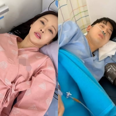 이게 무슨 일이야…'17살차' 미나♥류필립 부부, 나란히 입원